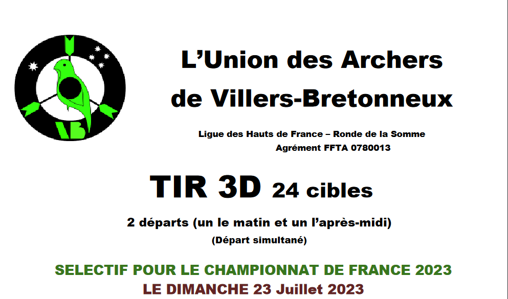 Concours 3D au Bois de Gentelles