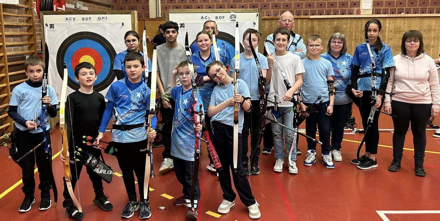 1ère manche Coupe Départementale des Archers Débutants 2024 à Arras